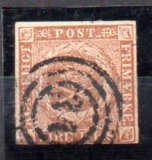 Dinamarca Año 1851-54 Nº Yvert 2b (o)