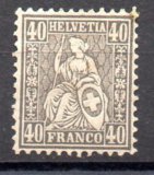 Suiza A&ntilde;o 1867/78 N&ordm; 47 (*)