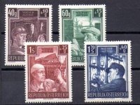 Austria Año 1951 Nº Yvert 794/97 (*)