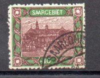 Sarre A&ntilde;o 1921 N&ordm; Michel 68A (o)