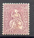 Suiza A&ntilde;o 1867/78 N&ordm; 48 (*)