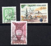 Finlandia A&ntilde;o 1976 N&ordm; Yvert 749/51 (o)