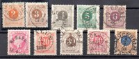 Suecia Año 1886/99 Nº Yvert 29/38 (o) CAtalogo 70.40€
