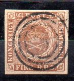 Dinamarca Año 1851-54 Nº Yvert 2a (o)
