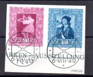 Liechtenstein Hoja N&ordm; 8 Valores 20 y 40 (o)