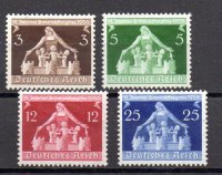 Alemania Imperio nº Yvert 573/76 Nº Michel 617/20 (*)