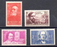 Francia A&ntilde;o 1939 N&ordm; Yvert 436/39 (**)