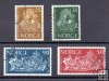 Noruega Año 1963 Nº Yvert 452/55 (o)