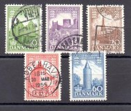 Dinamarca A&ntilde;o 1954/55 N&ordm;&nbsp;Yvert 353/57 (o)