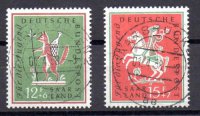 Sarre Año 1957 Nº Michel 433/34 (o)