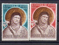 Vaticano A&ntilde;o 1953 N&ordm; 187/88 (*)