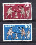 Noruega A&ntilde;o 1968 N&ordm; Yvert 518/19 (o)