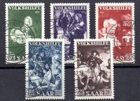 Sarre Año 1951 Nº Michel 309/13 (o)