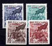 Sello de Triste Yugoslavia Nº Michel 79/82 (*)