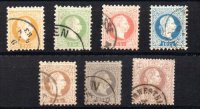 Austria Año 1867/80 Nº Yvert 32A/38A (o)
