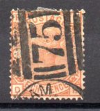 Inglaterra A&ntilde;o 1876/1880 N&ordm; Yvert&nbsp;61 (o)