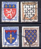 Francia A&ntilde;o 1943 N&ordm; Yvert 572/75 (o)