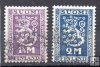 Finlandia Año 1926 Nº Yvert 122-23 (o)