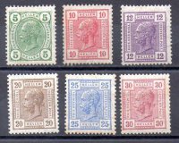 Austria Año 1906 Nº Yvert 95/00 (*)