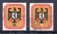 Berlin N&ordm; Yvert 121/22 N&ordm; Michel 136/37 (o)