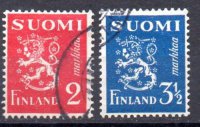 Finlandia Año 1937 Nº Yvert 192/93 (o)