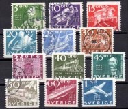 Suecia AÑo 1936 Nº Yvert 235/46 (o) Catalogo 30.0€