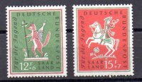 Sarre Año 1958 Nº Michel 433/34 (*)