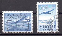 Finlandia Aéreo Año 1963 Nº Yvert 8/9 (o)