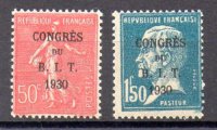 Francia A&ntilde;o 1930 N&ordm; Yvert 264/65 (**)