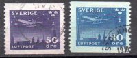 Suecia Aéreo Año 1930 Nº Yvert 4/5 (o)