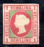 Vieja Alemania Helgoland Nº Michel 2 (*)
