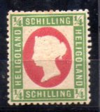 Vieja Alemania Helgoland Nº Michel 8 (*)