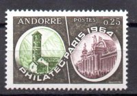 Andorra Francesa Año 1964 Nº Yvert 171 (**)