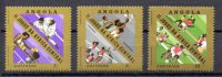 Deportey y Olimpiadas Angola Nº647+49/50 (**)