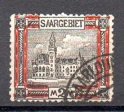Sarre A&ntilde;o 1921 N&ordm; Michel 65A (o)