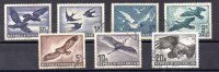 Austria a&eacute;reo N&ordm; Yvert 54/60 (o)