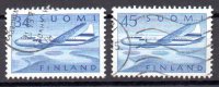 Finlandia Aéreo Año 1958/59 Nº Yvert 5/6 (o)