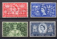 Inglaterra A&ntilde;o 1953 N&ordm; Yvert 279/82 (o)