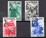 Holanda A&ntilde;o 1932 N&ordm; Yvert 241/44 (o)