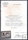 Dinamarca Año 1919 Nº Yvert 121+48 (o) En fragmento de carta con Certificado