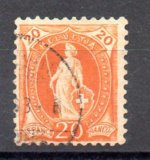 Suiza A&ntilde;o 1891 N&ordm; Zumstein 66C (o)