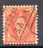 Suiza A&ntilde;o 1905/06 N&ordm; Yvert 93a (o)