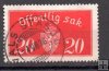 Noruega Servicio Año 1933/37 Nº Yvert 14B (o)