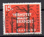Sarre Año 1957 Nº Michel 431 (o)