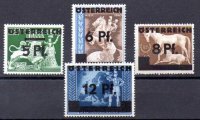 Austria Año 1945 Nº Yvert 539/42 (**)