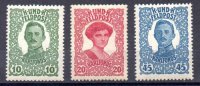 Austria-Hungria Nº Yvert 69/71 (*)