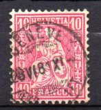 Suiza A&ntilde;o 1867/78 N&ordm; 43 (o)