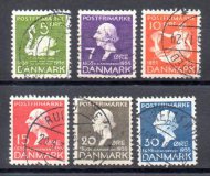 Dinamarca A&Ntilde;o 1935 N&ordm; Yvert 229/34 (o)