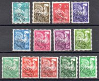 Preobiterado N&ordm; Yvert 106/18 (*)