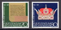 Liechtenstein A&ntilde;o 1971 N&ordm; Yvert 489/90 (o)